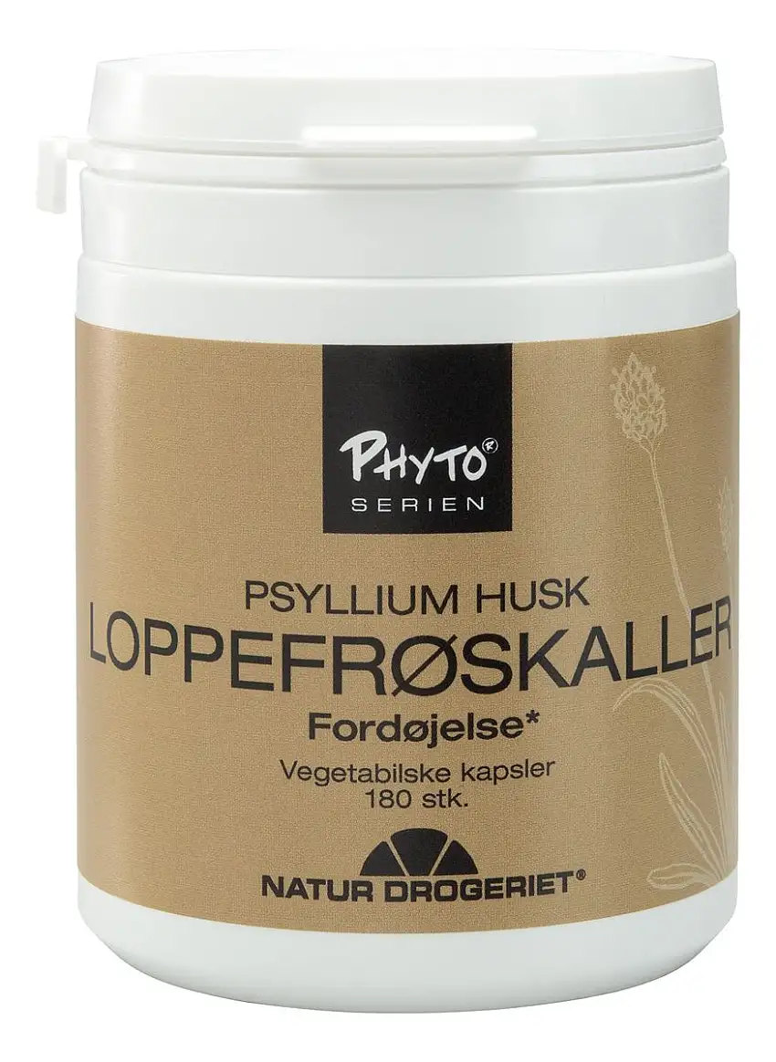 Natur-Drogeriet Loppefrøskal kapsler - 180 kaps.
