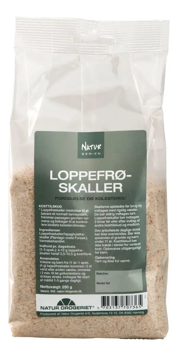 Natur-Drogeriet Loppefrøskaller - 250 g.