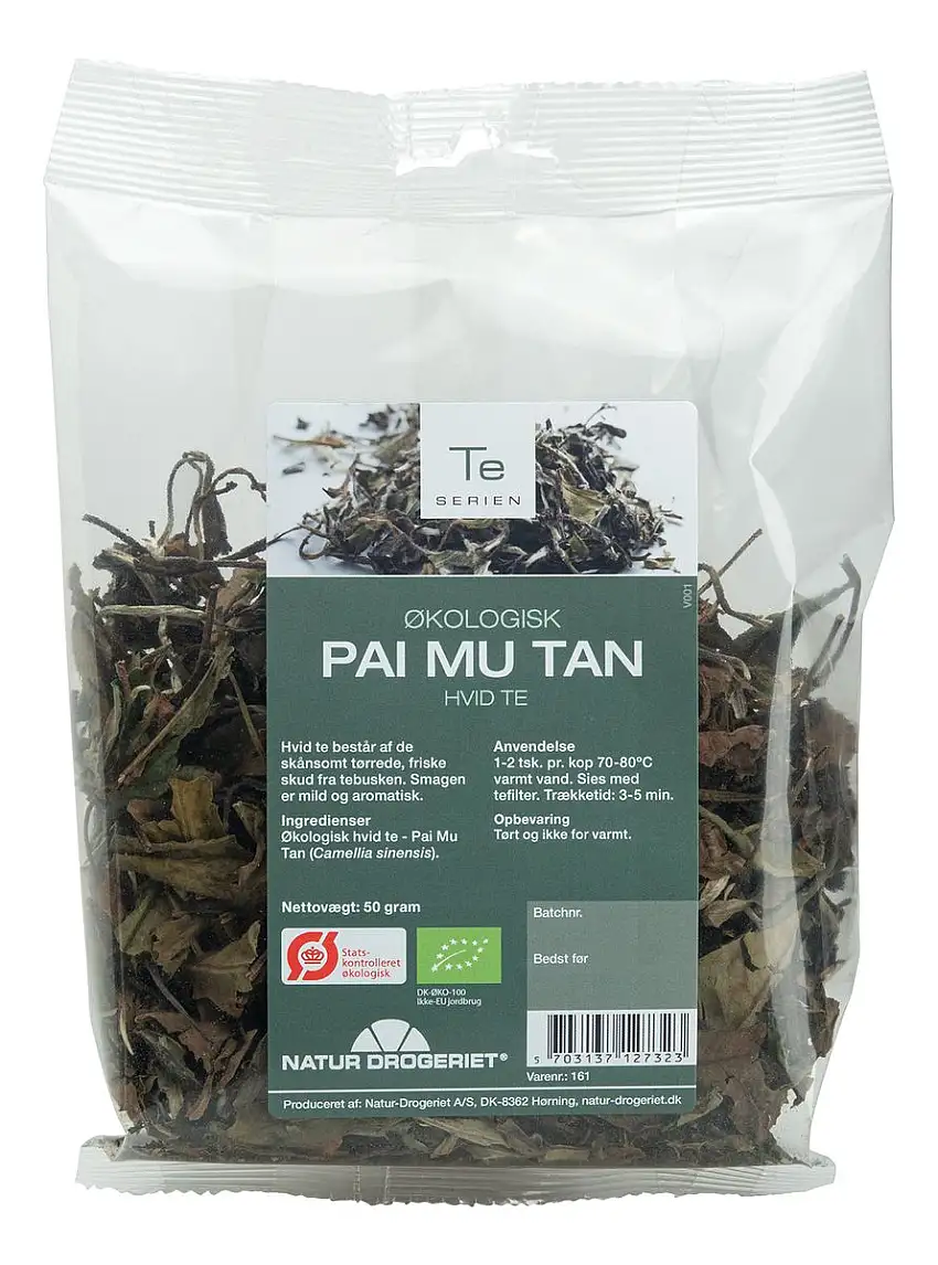 Natur-Drogeriet Pai Mu Tan Hvid Te Ø - 50 g.