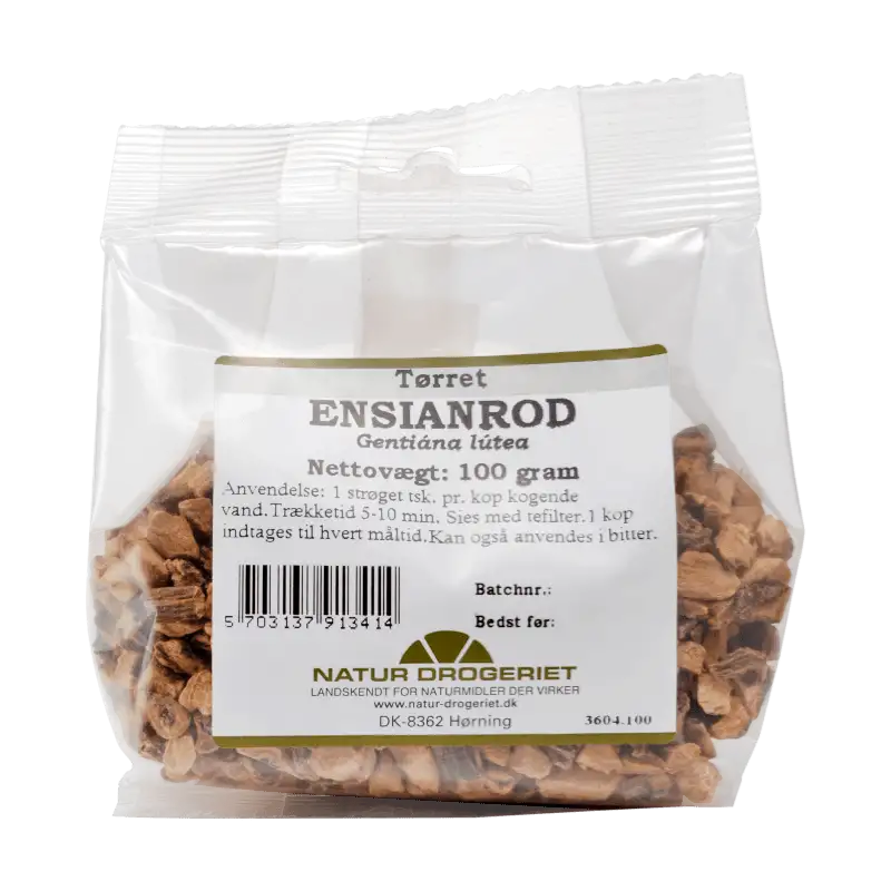 Natur Drogeriet Tørret og skåret Ensianrod - 100 g