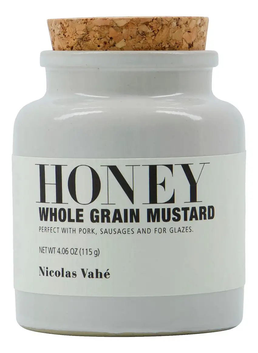 Nicolas Vahé Honey, whole grain mustard - 115 g