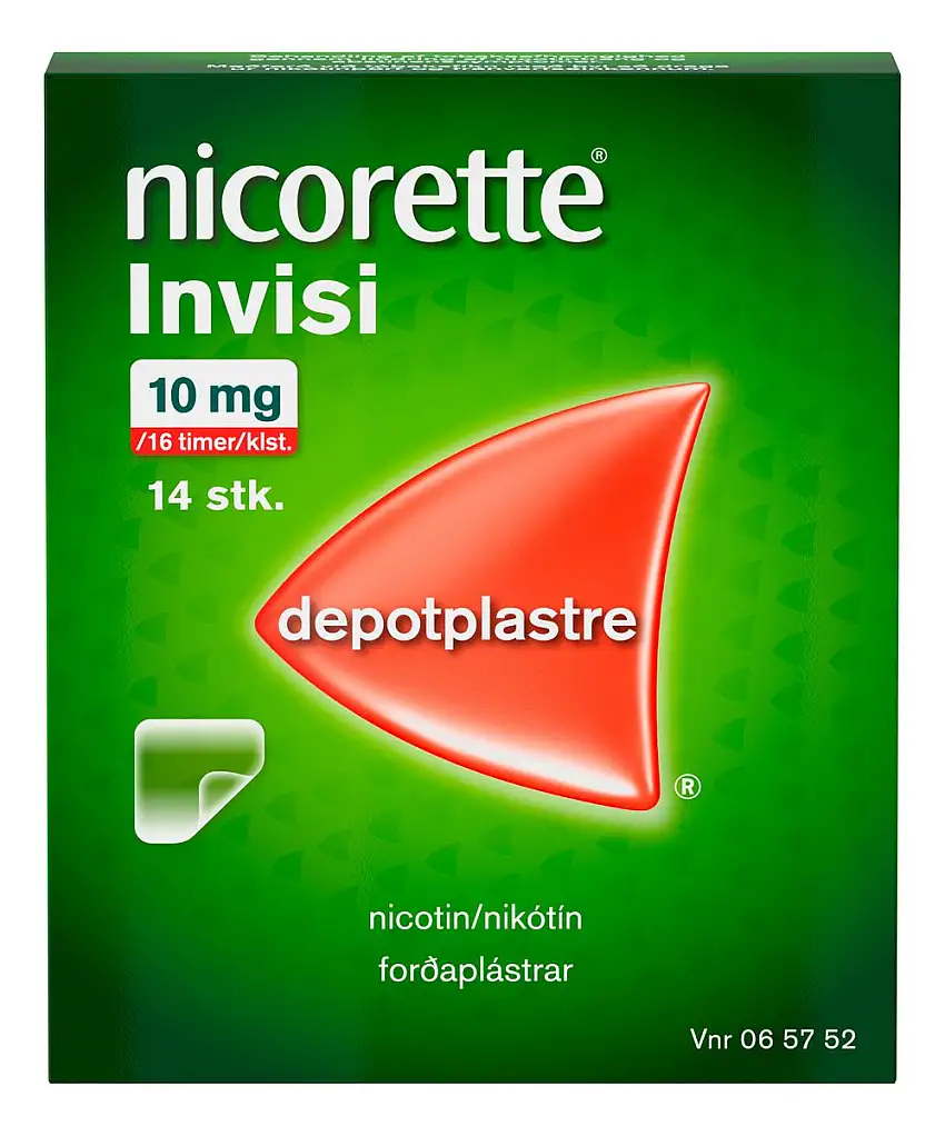 Nicorette Nikotin Invisi Plaster - 10mg/16t - 14 stk.