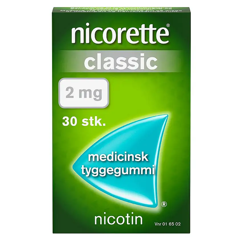 Nicorette Tyggegummi (Classic), 2 mg - 30 stk