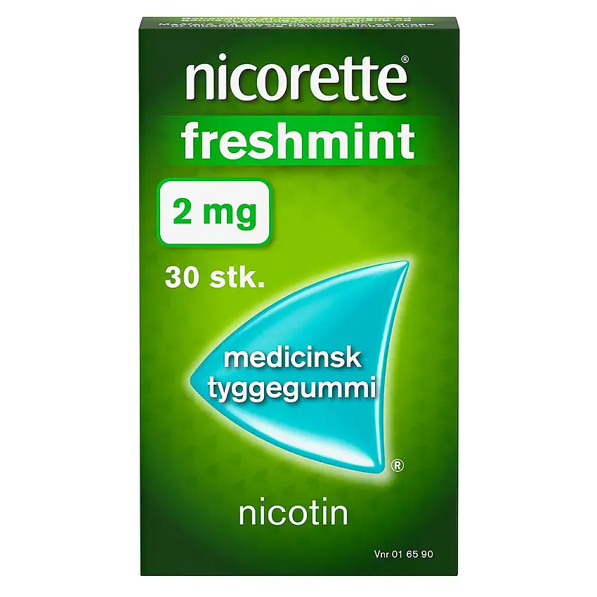 Nicorette Tyggegummi (Freshmint), 2 mg - 30 stk