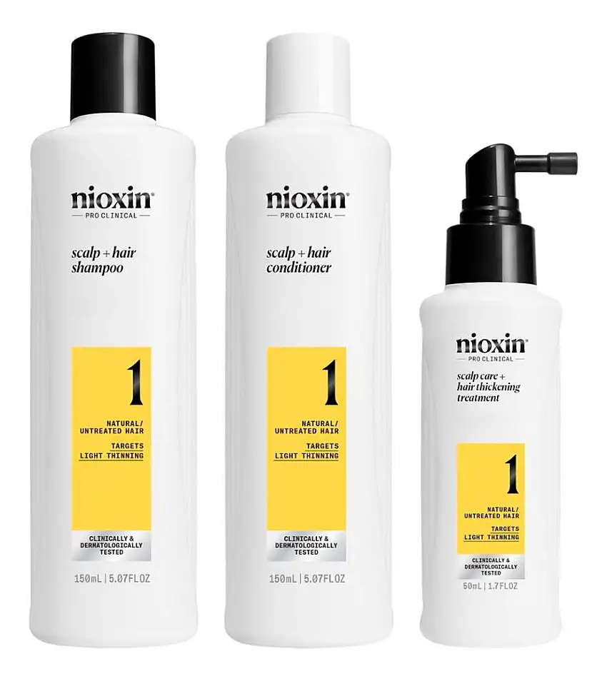 Nioxin System 1 Trial Kit for Natural/Untreated Hair - 1 stk.