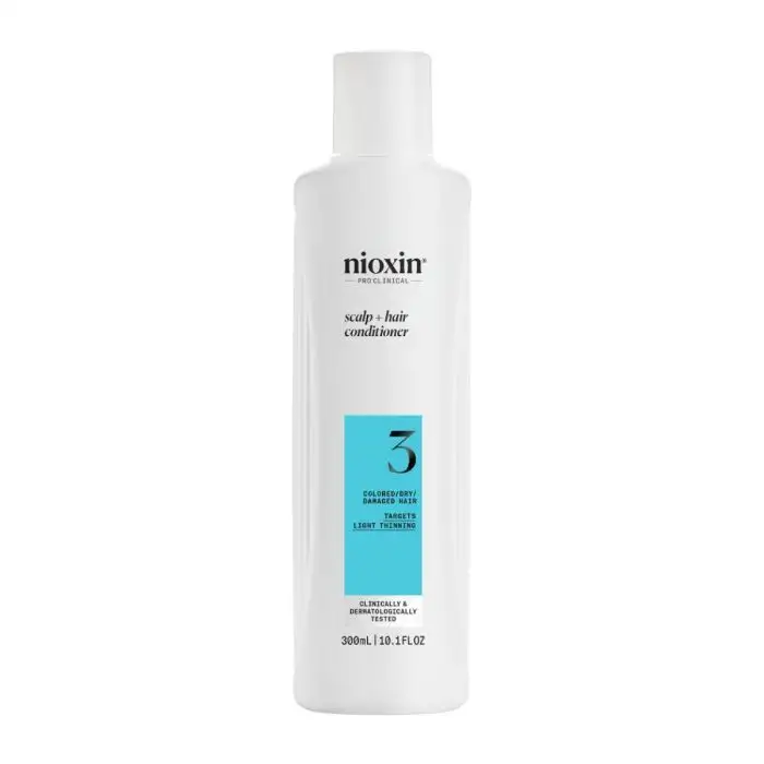 Nioxin System 3 Conditioner for Colored/Dry/Damaged Hair - 300 ml.