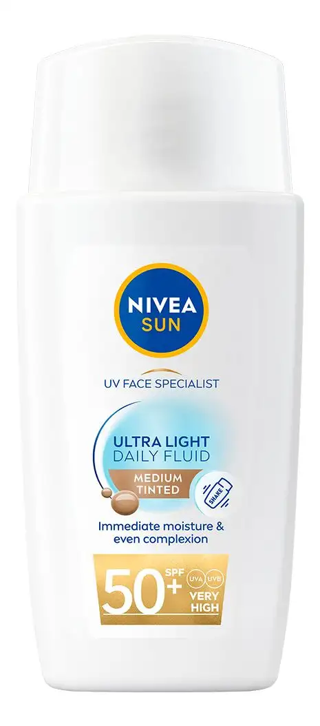 Nivea Daily Fluid Medium Tinted SPF 50+ - 40 ml.