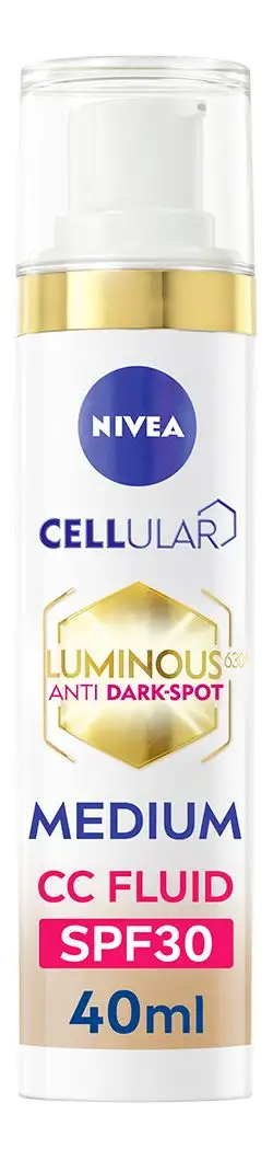 Nivea Luminous630 CC Fluid SPF30 3-in-1 medium - 40 ml.