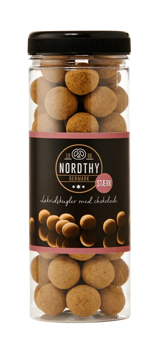 Nordthy Lakridskugler Stærk - 300 g