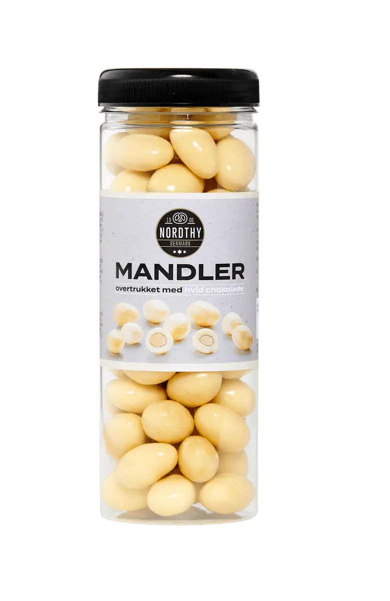 Nordthy Mandler Hvid Chokolade - 325 g