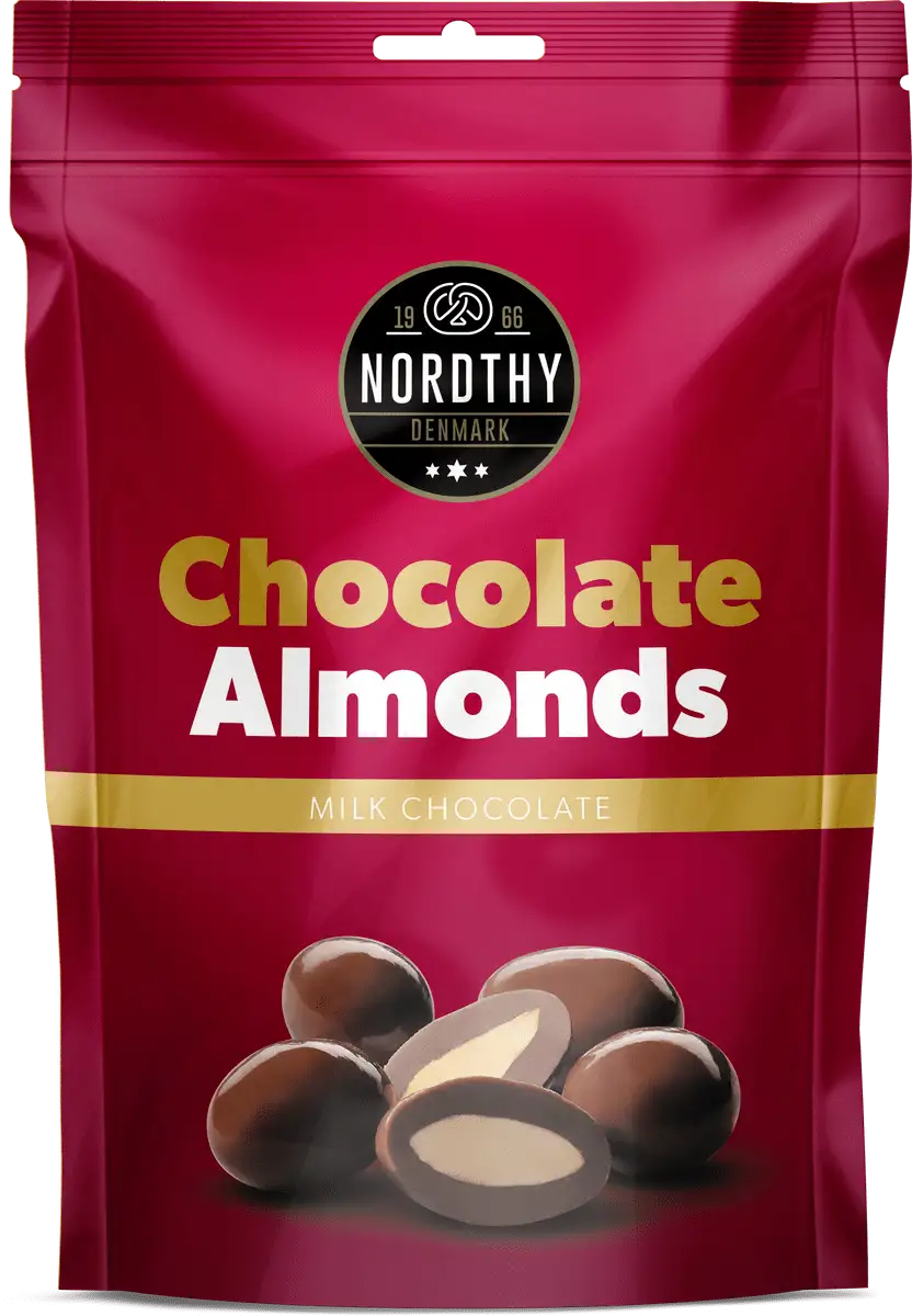 Nordthy Mandler Mælkechokolade - 100 g