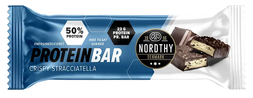 Nordthy Protein Bar Crispy Stracciatella - 45 g