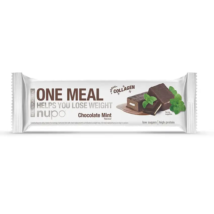 Nupo One Meal Replacement Bar Chocolate Mint - 60 g.