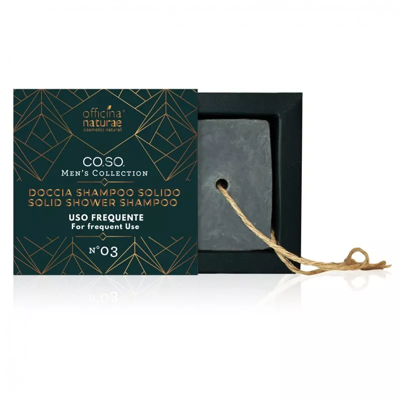 Officina Naturae 2i1 Herre Fast Bruse Shampoo til Hår og Krop N°03 (50 g)