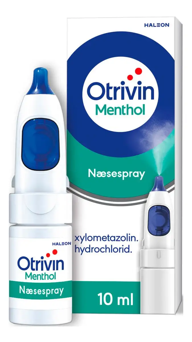 Otrivin Menthol Ukonserveret Næsespray 1 mg/ml. - 10 ml.