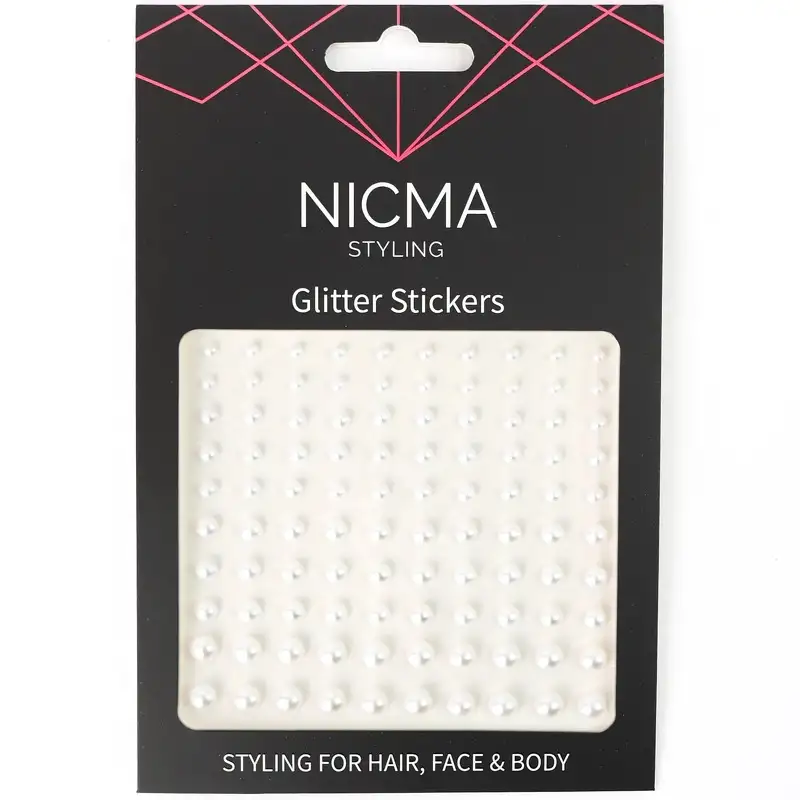 NICMA Styling Glitter Stickers - Pearls