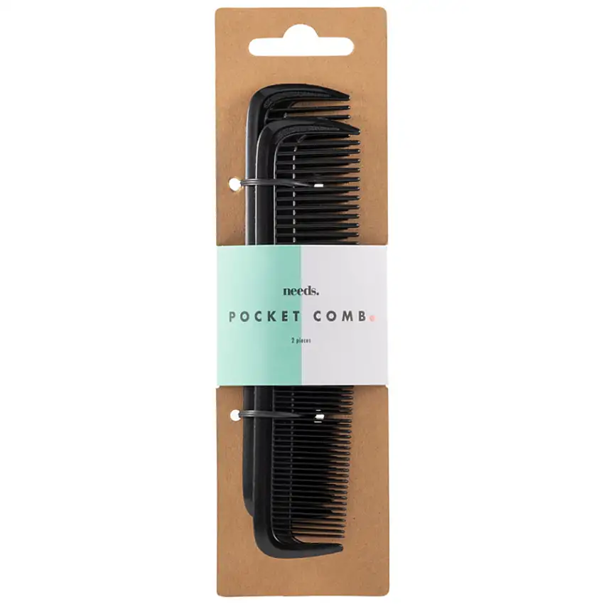 Needs Pocket Comb 2 stk.