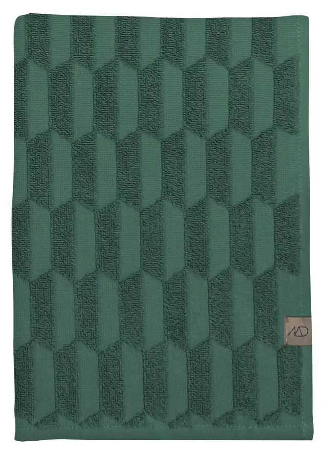 Mette Ditmer GEO Håndklæde Pine Green 50 X 95 cm