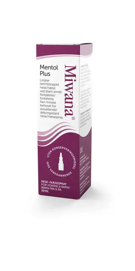 Miwana Næsespray Menthol Plus 30 ml