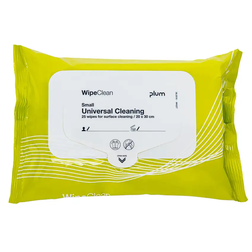 Plum WipeClean Universal Overfladedesinfektion Small 25 stk.