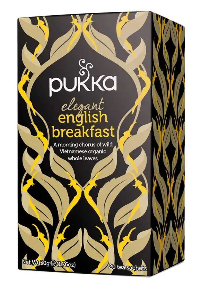 Pukka Elegant English Breakfast te Ø - 20 breve