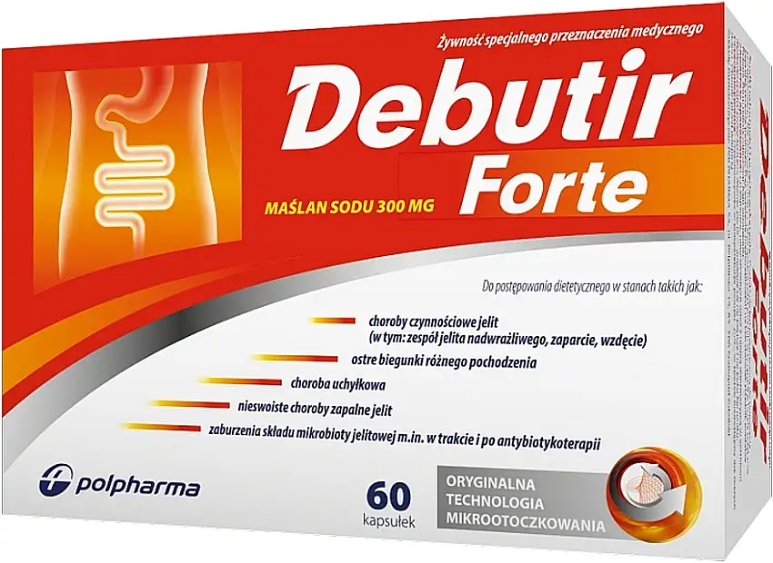 Debutir Forte Kosttilskud 300 mg, kapsler 18610041