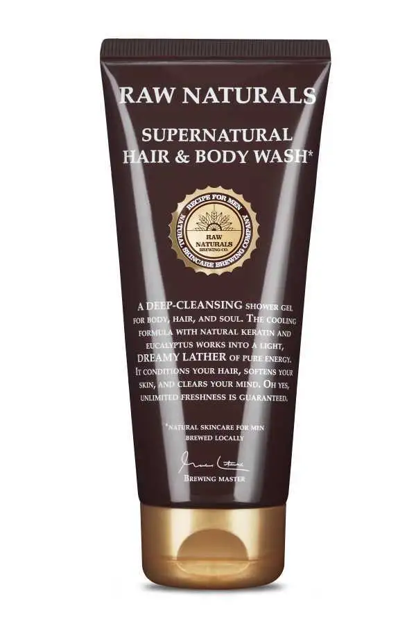 Raw Naturals Supernatural Hair & Body Wash - 200 ml.