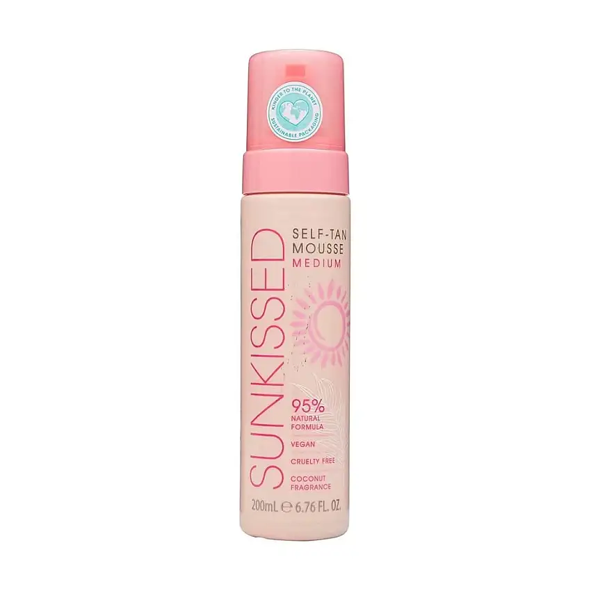 Sunkissed Self Tan Mousse Medium 200ml