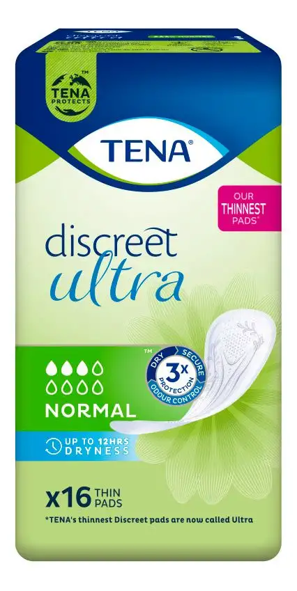 TENA Discreet Ultra Normal Inkontinensbind - 16 stk.