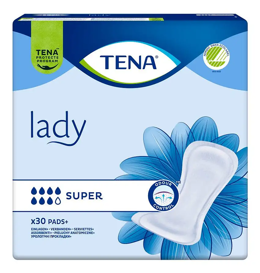TENA Lady Super Inkontinensbind - 30 stk.