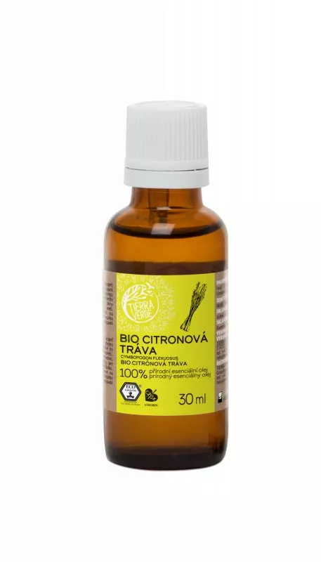 Tierra Verde Æterisk olie Citronella BIO (30 ml) - hjælper mod udmattelse
