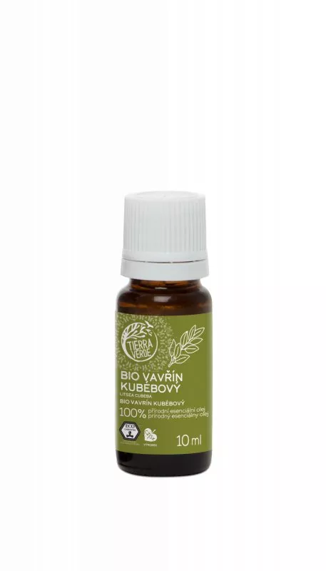 Tierra Verde Æterisk olie Laurus Kubéba BIO (10 ml) - energiserer, renser luften