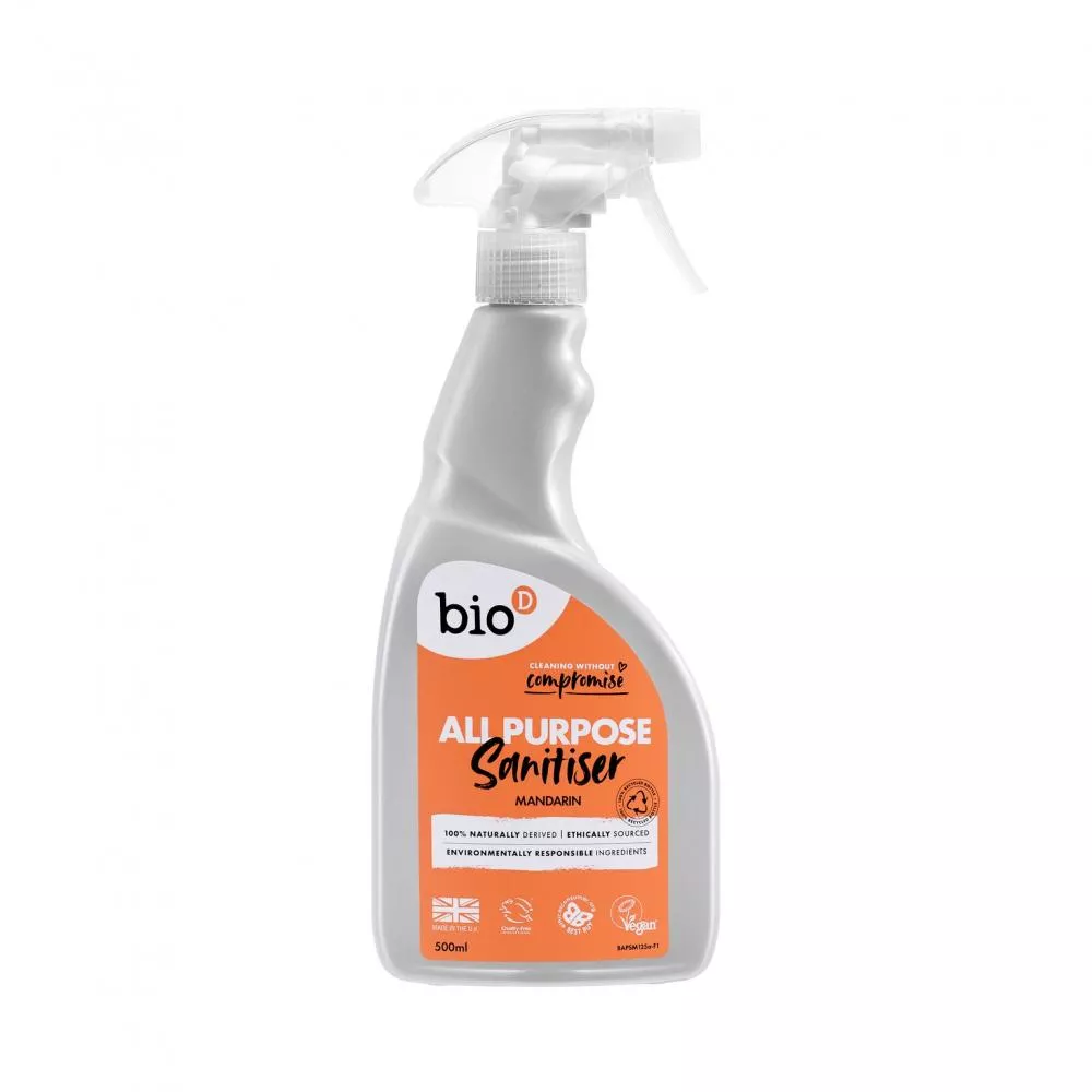 Bio-D Universalrengører med desinfektion med duft af mandarin (500 ml)