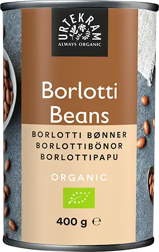 Urtekram Borlotti Bønner Ø - 400 g