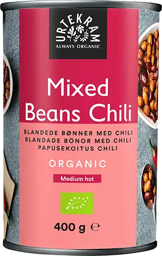 Urtekram Chili Bønner Mix Ø - 400 g