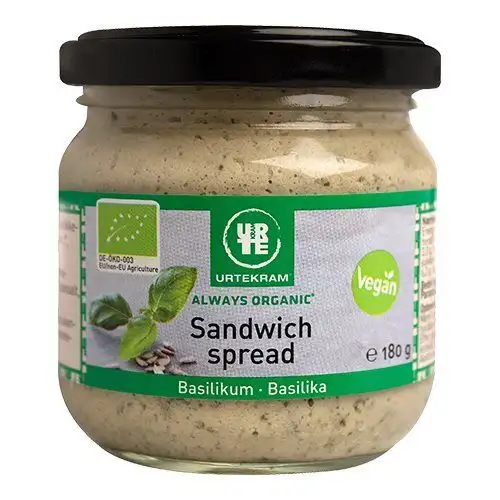 Urtekram Sandwich Spread Basilikum Ø - 180 g.