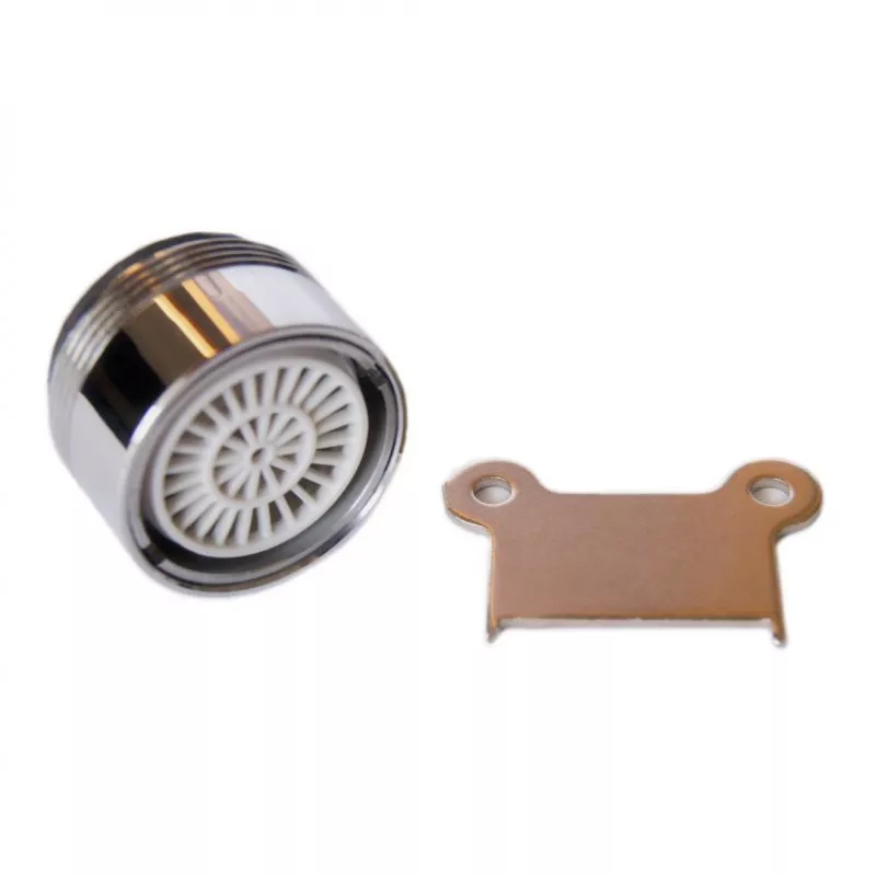 Watersavers RA6 24A - høj effektivitet perlator med udvendigt gevind og antivandal behandling