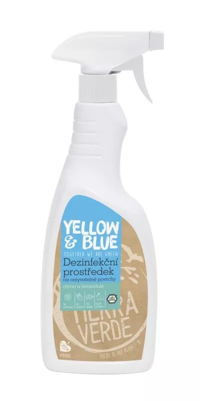 Yellow&Blue (Tierra Verde) Desinfektionsmiddel til vaskbare overflader (spray 750 ml)