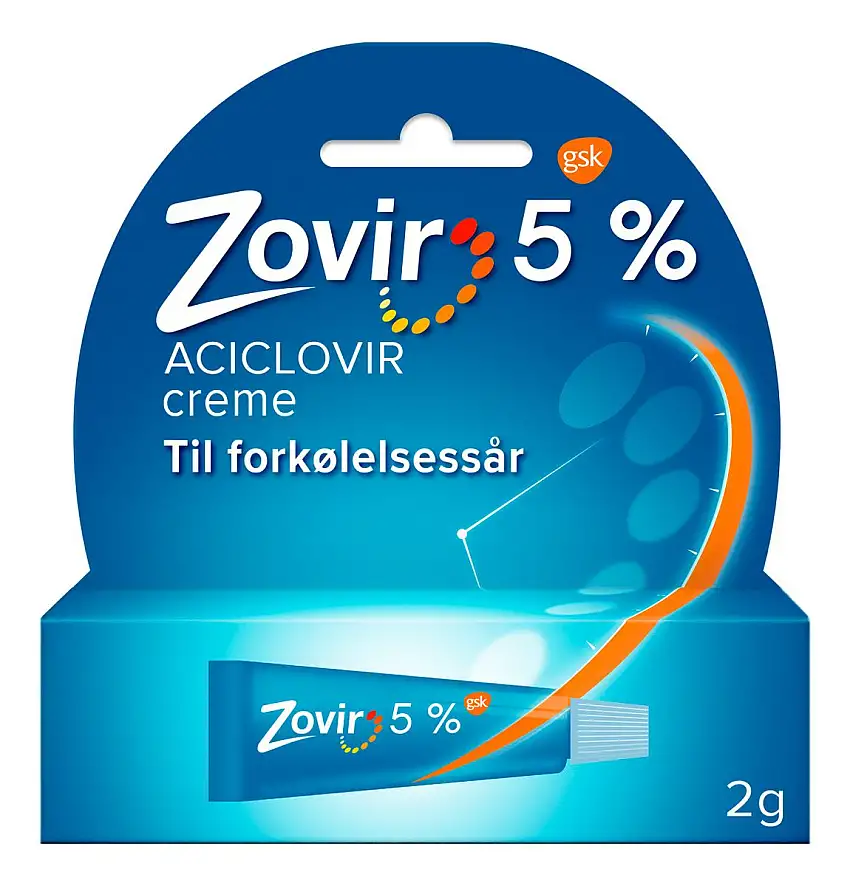 Zovir 5% Creme - 2 g.