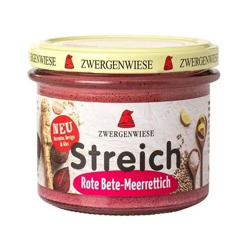 Zwergenwiese Streich Rødbede-Peberrod, smørepålæg Ø - 180 gram